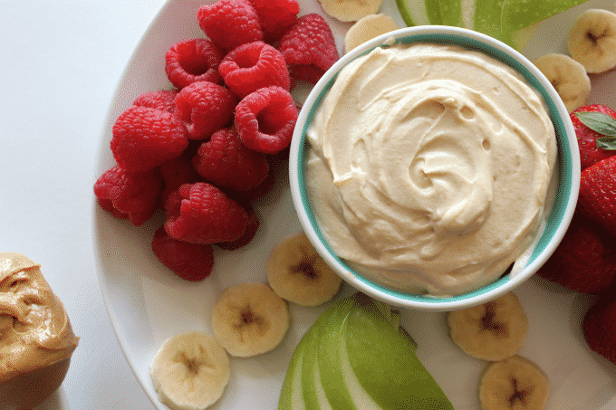 3 Ingredient} Peanut Butter Yogurt Dip