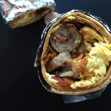 Healthy Low Calorie Breakfast Burrito-image