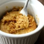 Keto peanut butter mug cake recipe.