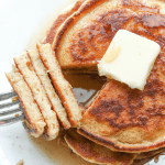 The BEST Keto Pancakes using almond flour! This easy low carb Pancake recipe is made with eggs, cottage cheese, and of course almond flour, but tastes like a fluffy pancake you'd get at IHOP