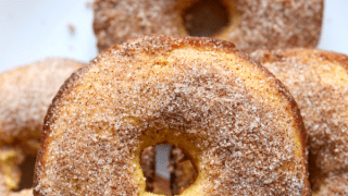 Easy Low Carb Keto Cinnamon Sugar Donuts Recipe