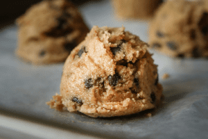 Keto peanut butter cookie dough fat bombs