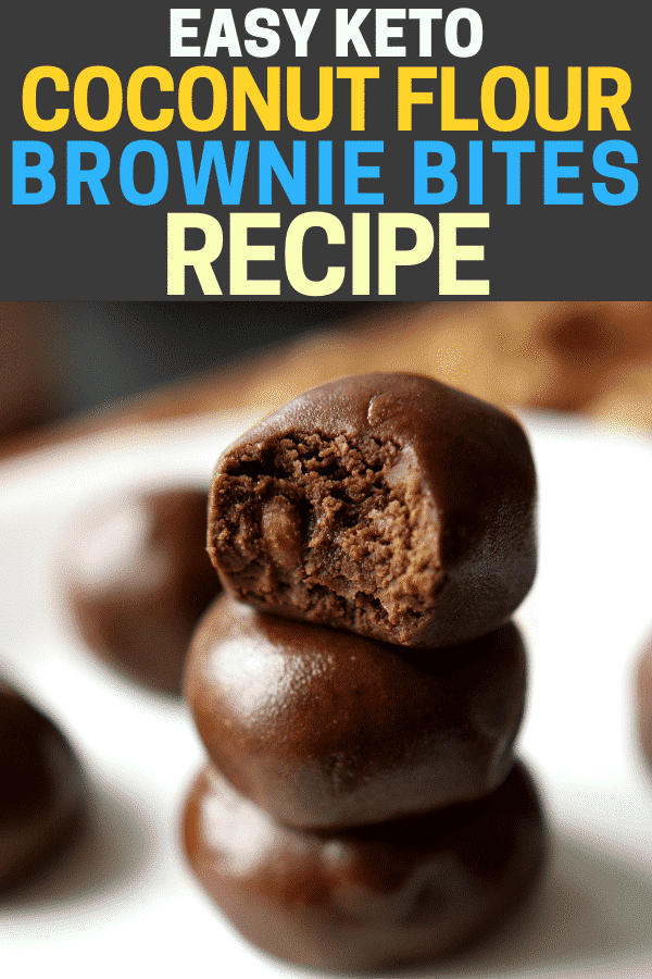 Keto brownie bites recipe