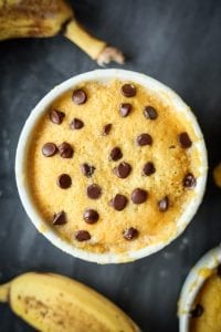 Low Carb Keto Banana Bread Mug Cake