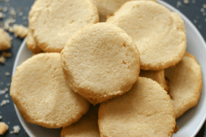 BEST Buttery Low Carb Keto Shortbread Cookies Made with Almond Flour!