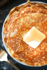 Keto Coconut Flour Cream Cheese Pancakes! Seriously, this is the BEST Low Carb Coconut Flour Pancake Recipe...and so EASY too.