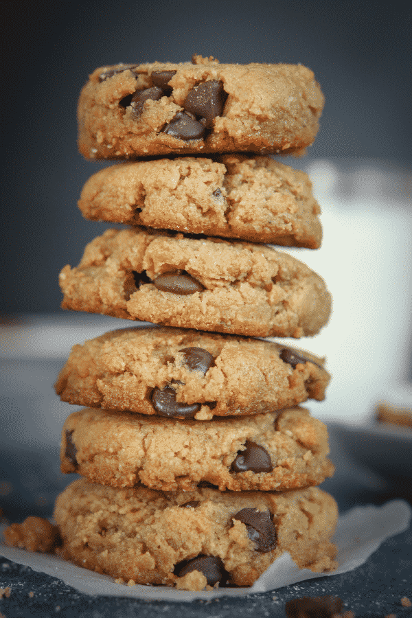 Keto Cookies! The BEST Peanut Butter Chocolate Chip Cookies, and SO EASY too