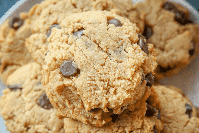 Keto Cookies! The BEST easy low carb peanut butter chocolate chip cookies