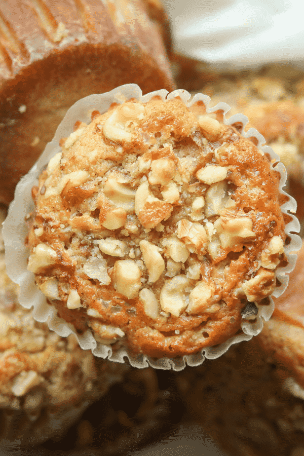 Keto Banana Nut Muffins | The. BEST easy low carb muffin recipe