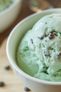 Mint Chocolate Chip Keto Ice Cream made in a mason jar! This low carb ice cream recipe is made in minutes, and tastes better than store bought ice cream!