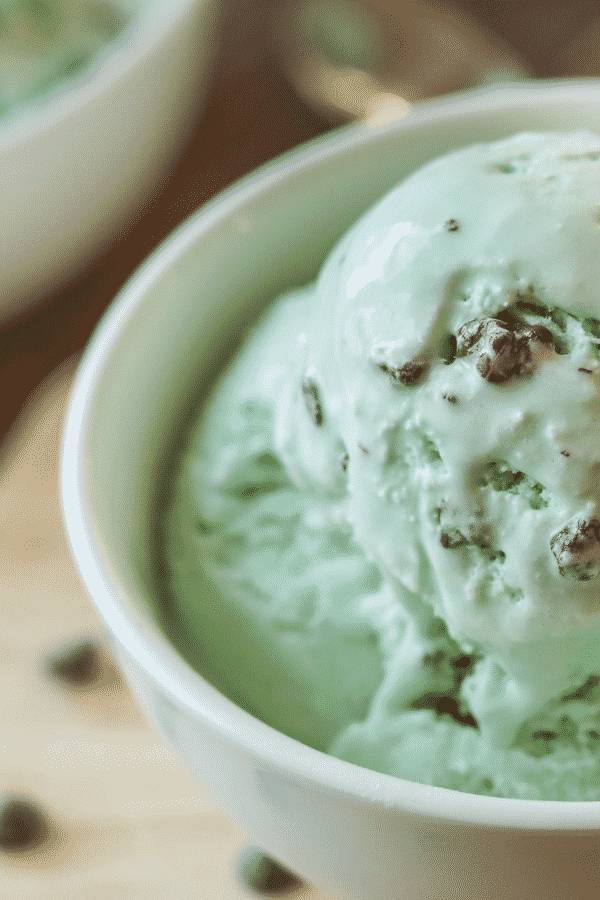 Mint Chocolate Chip Keto Ice Cream made in a mason jar! This low carb ice cream recipe is made in minutes, and tastes better than store bought ice cream!