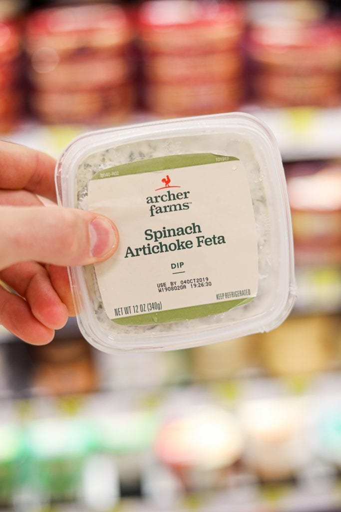 Archer Farms' Keto Spinach Artichoke and Feta Dip
