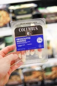 One of the BEST Keto Snack Ideas Colombus' Prosciutto Paninos!