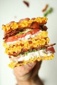 Chaffle BLT