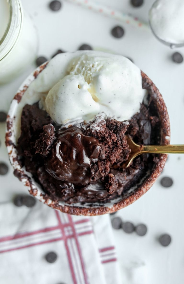 Keto Chocolate Mug Cake The Best Lava Cake Made In 1 Minute