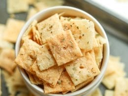 Keto Crackers | Easy Low Carb Cheese Cracker Recipe For Keto -