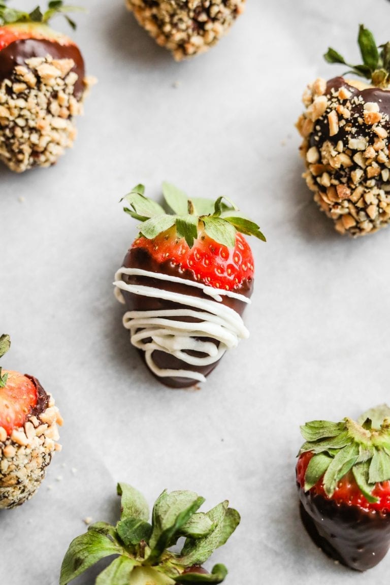Chocolate Covered Strawberries Keto, Low Carb, No Sugar Added