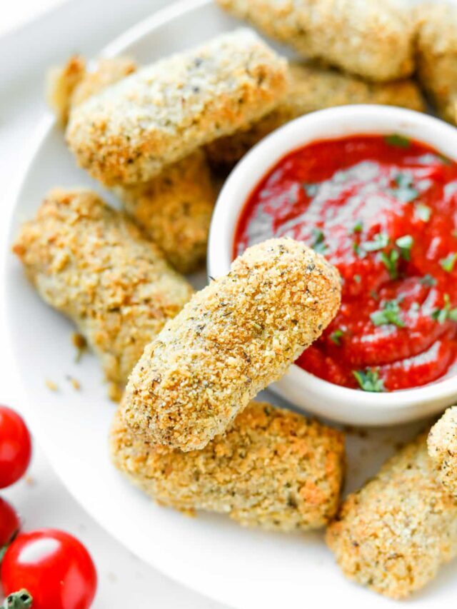 Low Carb Mozzarella Sticks