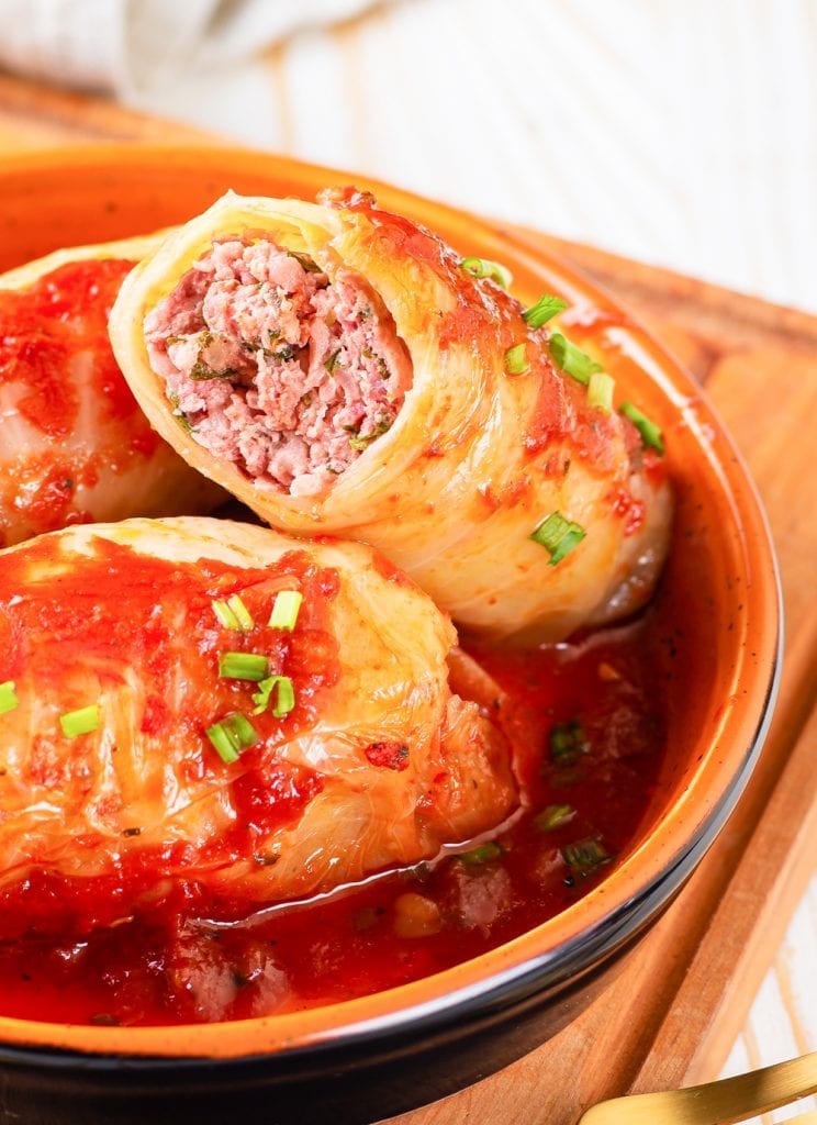 Instant Pot Cabbage Rolls Recipe (Keto, Low Carb, & Super Healthy)