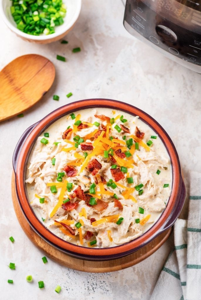 Instant Pot Crack Chicken Recipe Slow Cooker Crockpot Option