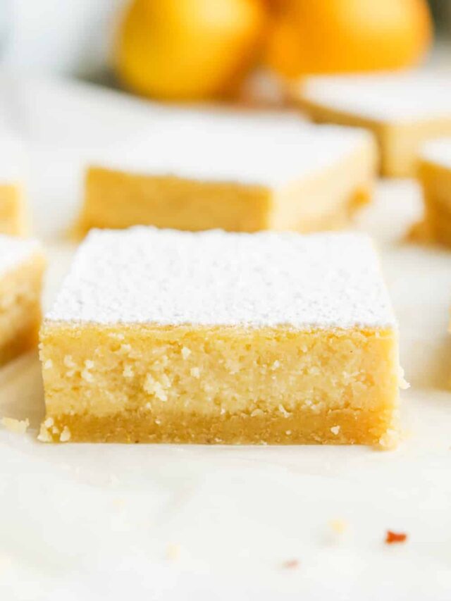 Low Carb Lemon Bars The Diet Chef