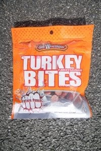 A package of turkey bites.