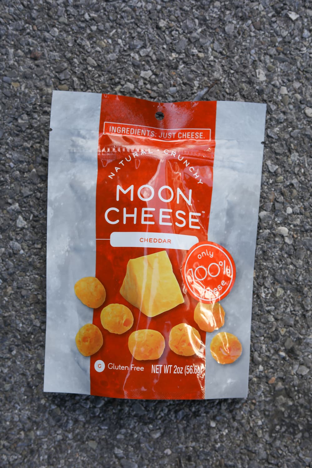 A bag of moon cheese.