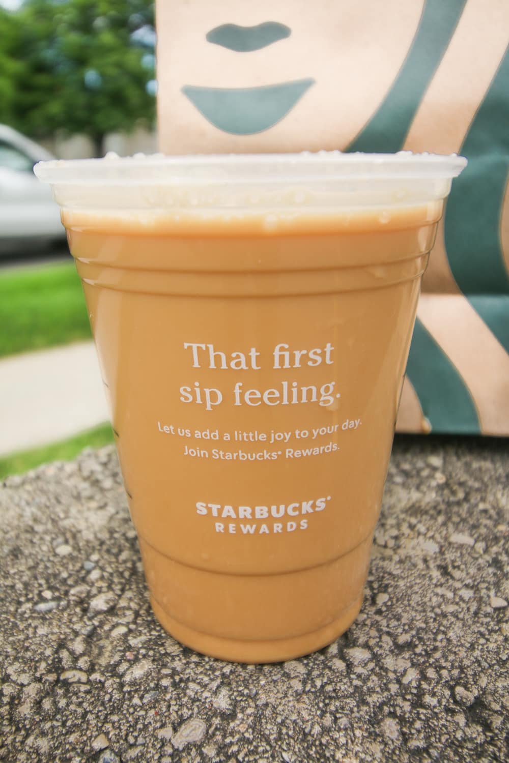 A nitro cold brew in a cup.