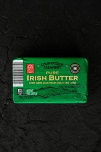 A brick of irish butter.