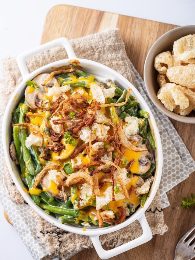 Healthy Green Bean Casserole