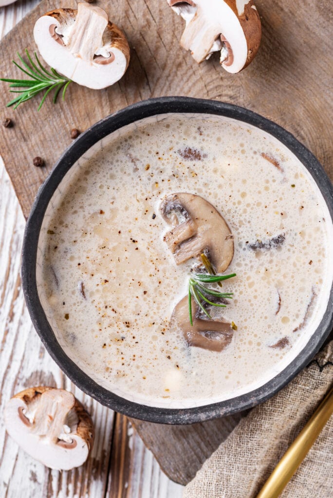Keto Cream Of Mushroom Soup