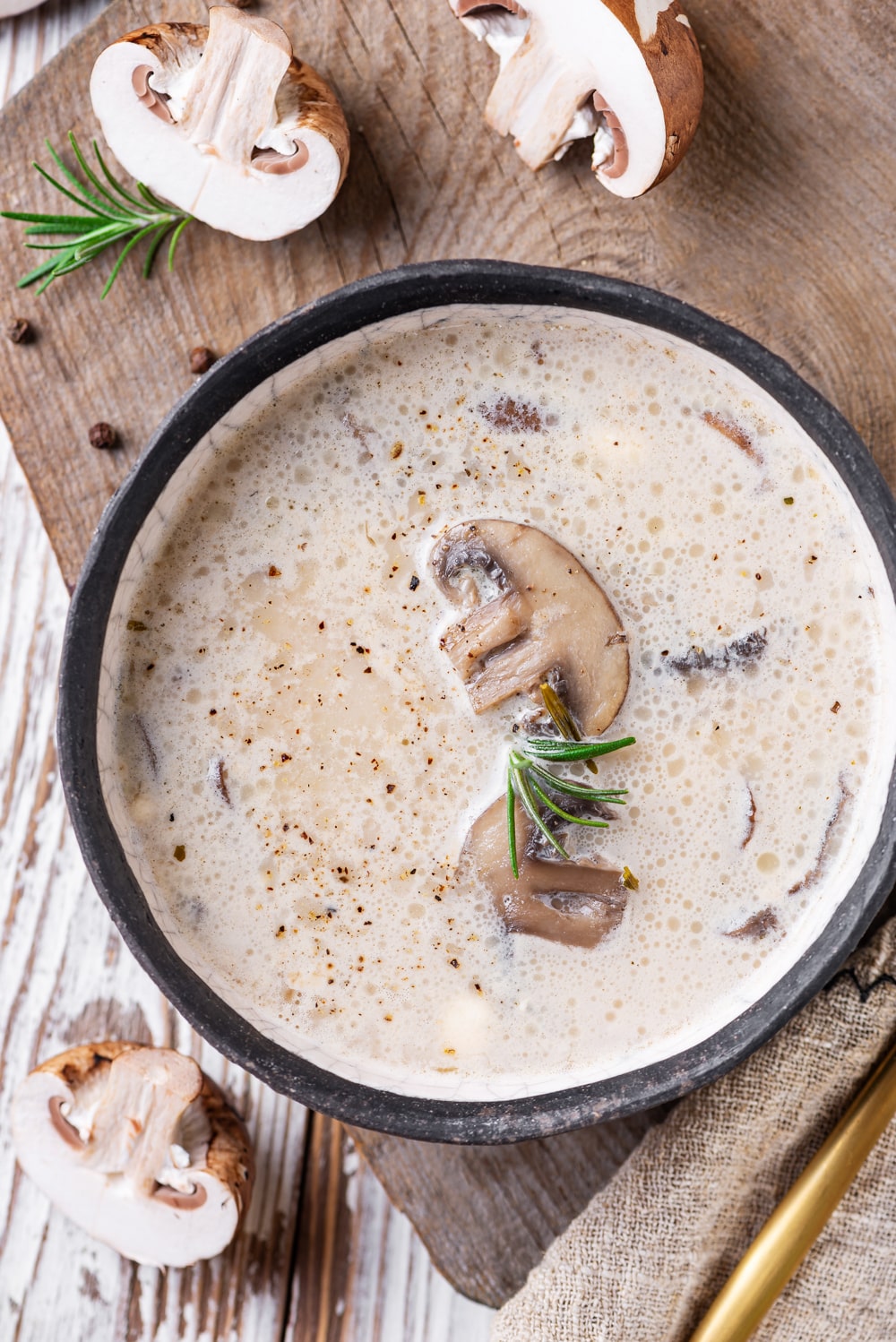 Keto Cream Of Mushroom Soup | One of THE BEST Soup Recipes For Keto