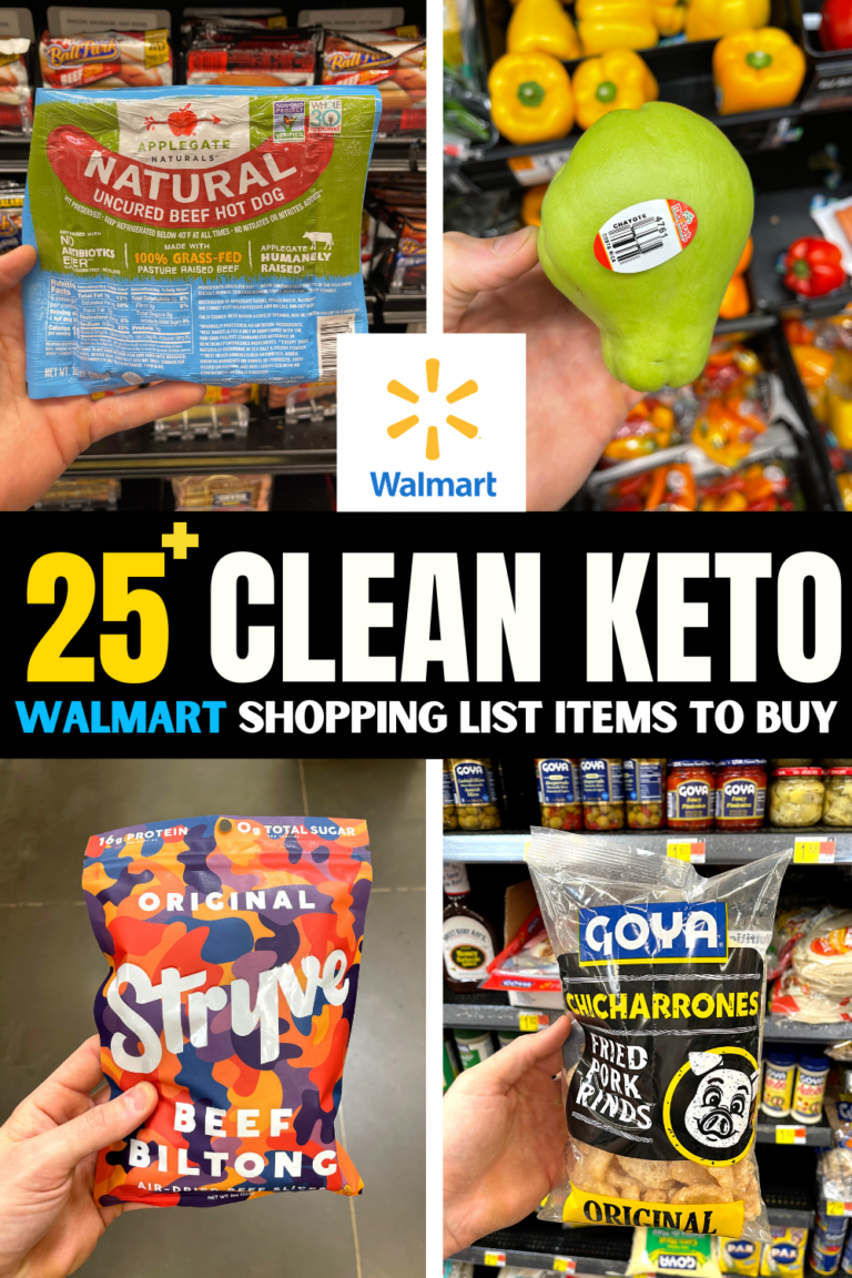 Clean Keto Walmart Shopping List Best Clean Keto Food List for 2021
