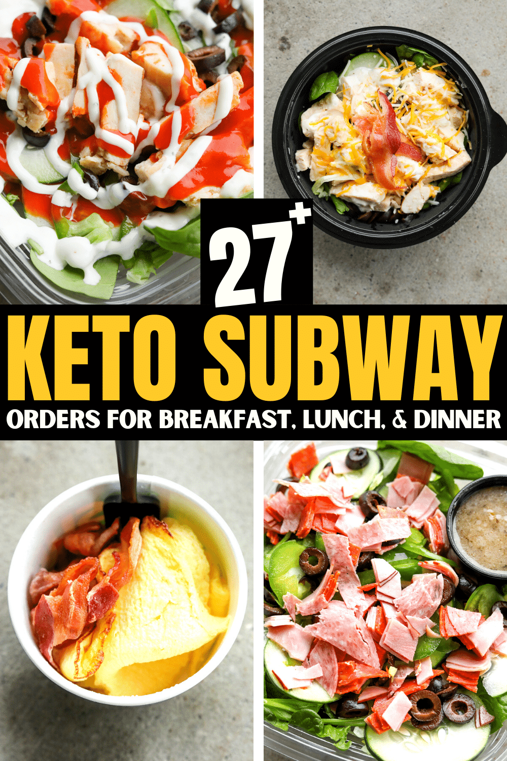 Best Subway Keto Menu Options - Easy Breakfast, Lunch, & Dinner Ideas!