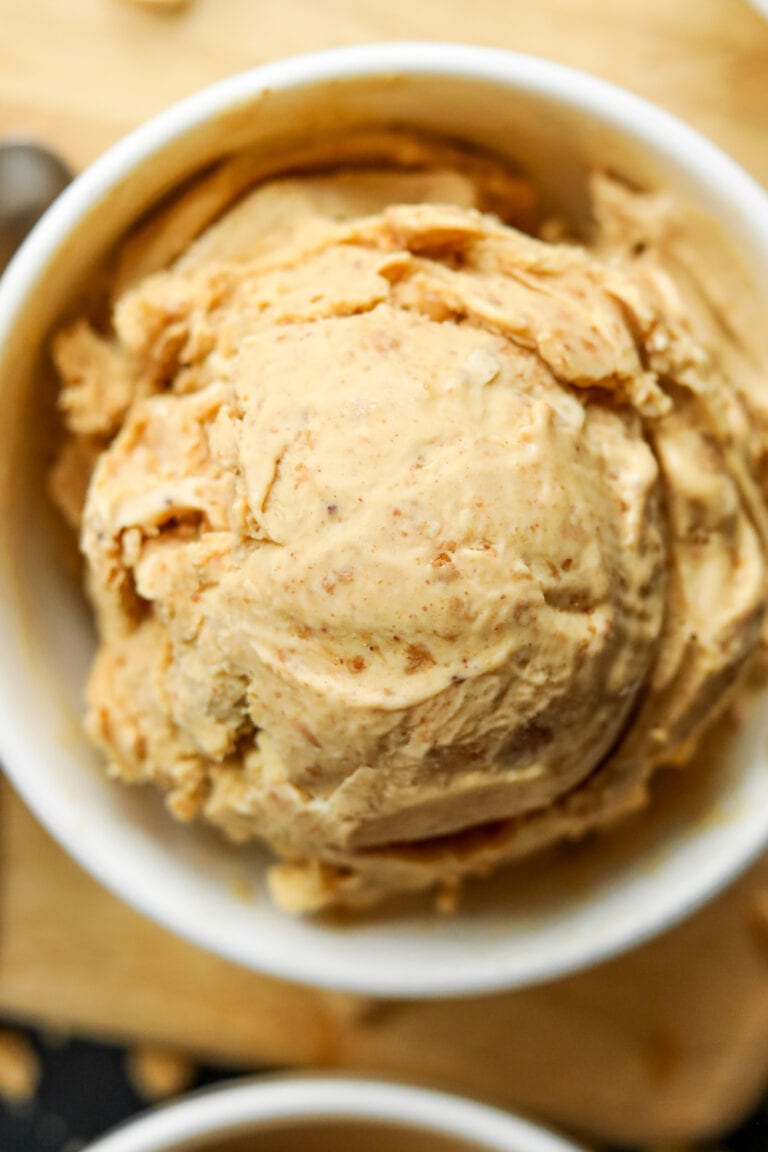 Easy Keto Ice Cream Recipe Peanut Butter Ice Cream Made In 5 Minutes