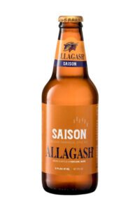 A bottle of Allagash Saison.