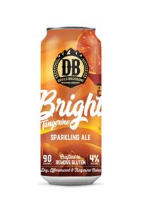 A can of Devil's Backbone Bright Tangerine.
