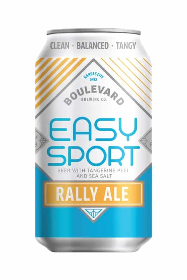 A can of easy sport low carb beer.