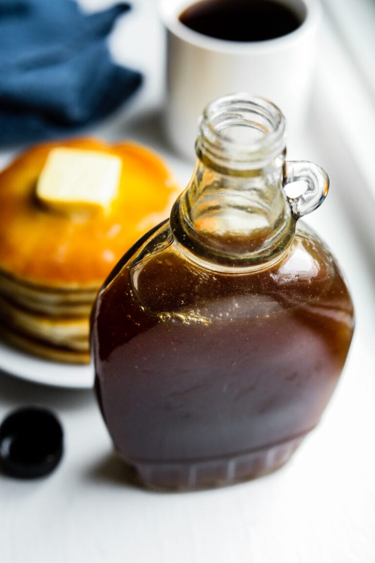 Sugar Free Keto Maple Syrup Recipe (With 0 Carbs!)