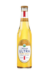 A bottle of Michelob Ultra.