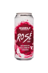 A can of surly brewing Co. Rose lager.