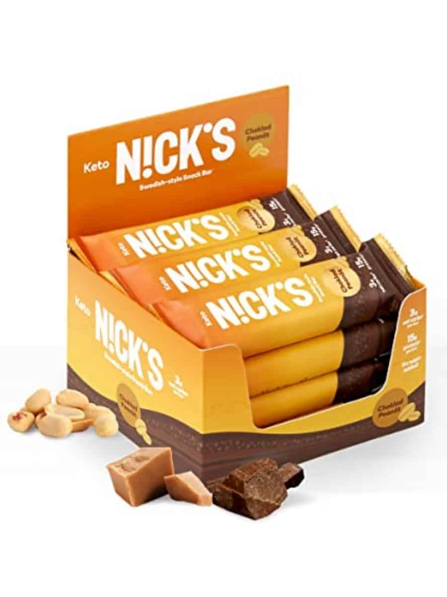 A box of nicks keto bars.