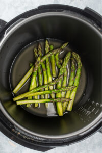 Asparagus in an instant pot.