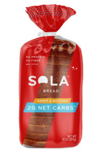 A bag of Sola sweet and buttery bread.