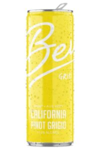 A can of Bev Gris California Pinot Grigio.