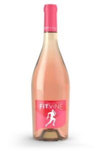 A bottle of fit vine Rose.