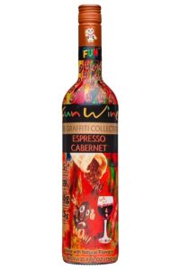 A bottle of fun wine espresso Cabernet.