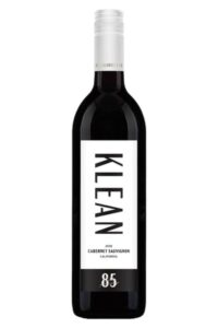 A bottle of Klean Cabernet sauvignon.