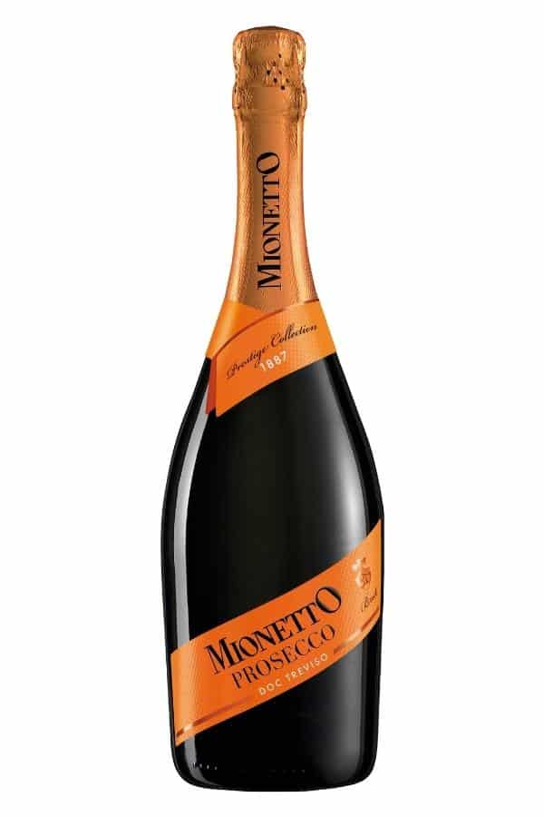 A bottle of Prosecco.