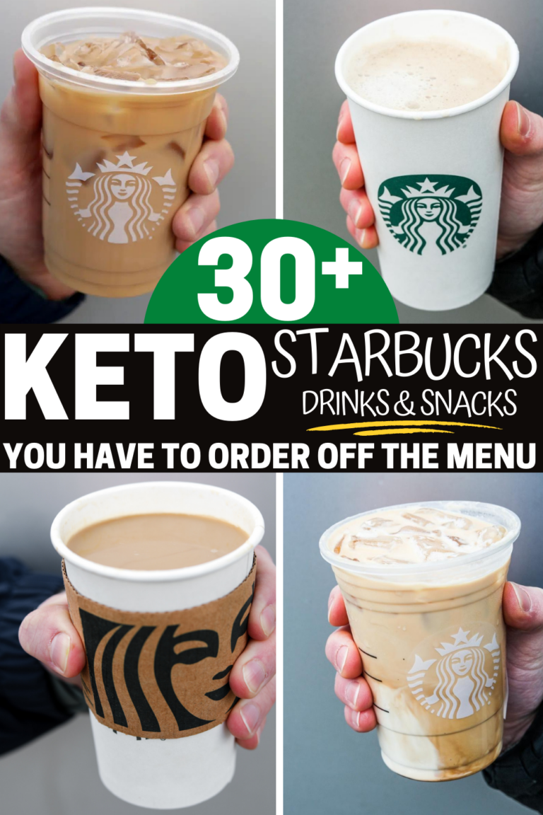 35+ BEST Keto Starbucks Drinks To Order In 2024